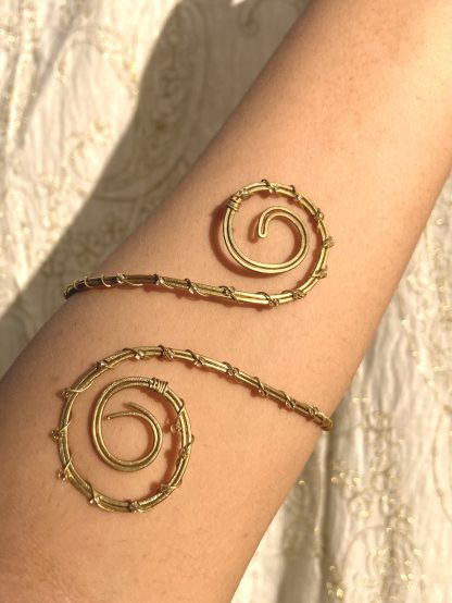 Brass arm cuff