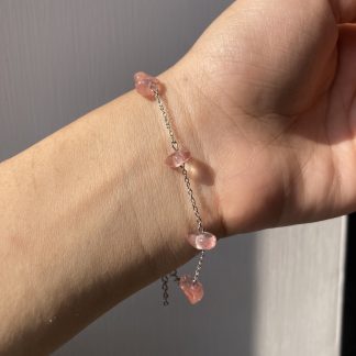 Watermelon crystal bracelet